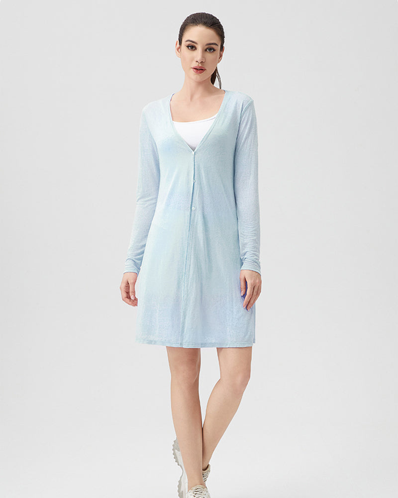 Loose Breathable Running Sunscreen Long Sleeve Coat S-2XL