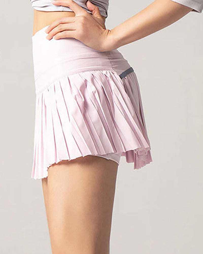 OEM&ODM Logo High Waist Lined Women Tennis Golf Pleated Skirts XS-2XL