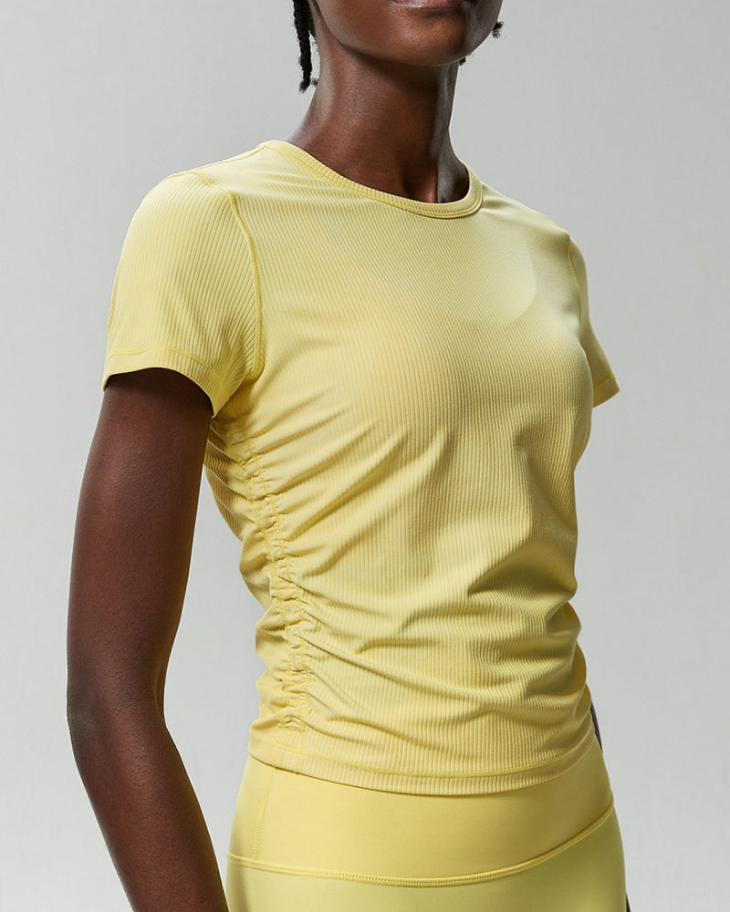 Women O Neck Slim Sports Fitness Yoga Outdoor Quick Drying T-shirt S-XL