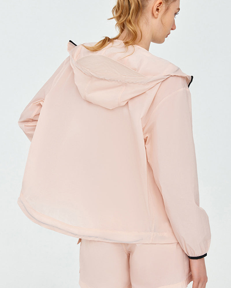 Women Long Sleeve Sunscreen Hoodies UPF 50+ Outdoor Coat S-XL