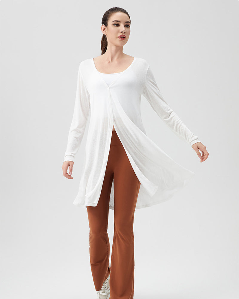 Loose Breathable Running Sunscreen Long Sleeve Coat S-2XL