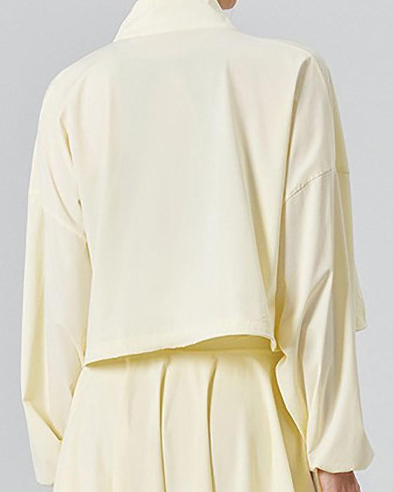 Spring Summer Sun Protection Quick Drying Fitness Sports Long Sleeve Coat Yellow Pink Green White Black S-XL