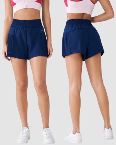 Women Side Loose High Waist Fashion Shorts S-2XL