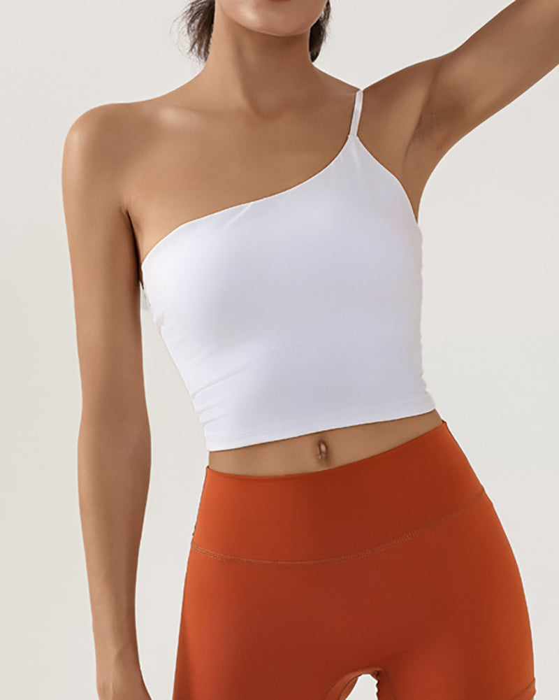 Women Sling Backless Dance Running Sports Yoga Vest S-L