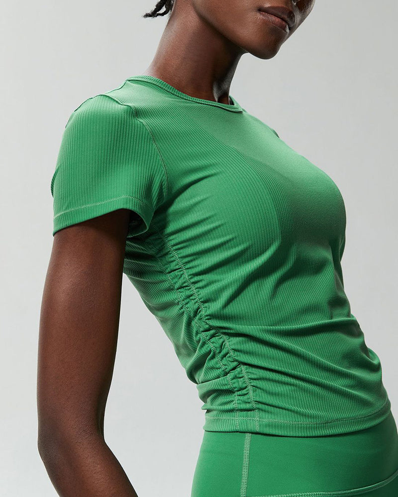 Women O Neck Slim Sports Fitness Yoga Outdoor Quick Drying T-shirt S-XL