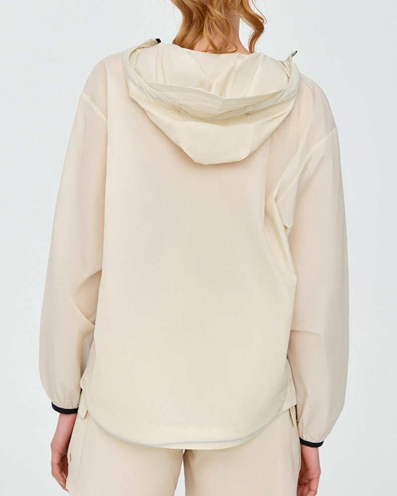 Women Long Sleeve Sunscreen Hoodies UPF 50+ Outdoor Coat S-XL