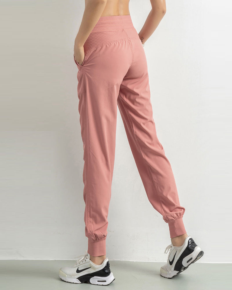 Ruched Drawstring Summer Quick Drying Wholesale Factory Price Thin Running Sports Joggers S-3XL