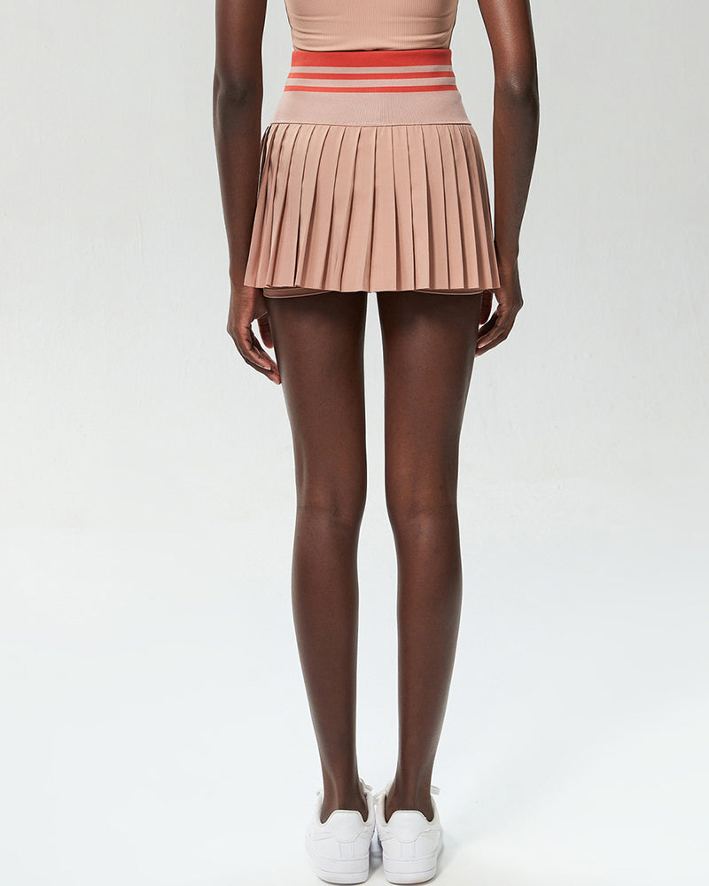 Presale(8-15 Days) High Waist Quickly Drying Tennis Badminton Pleated Skirts S-XL