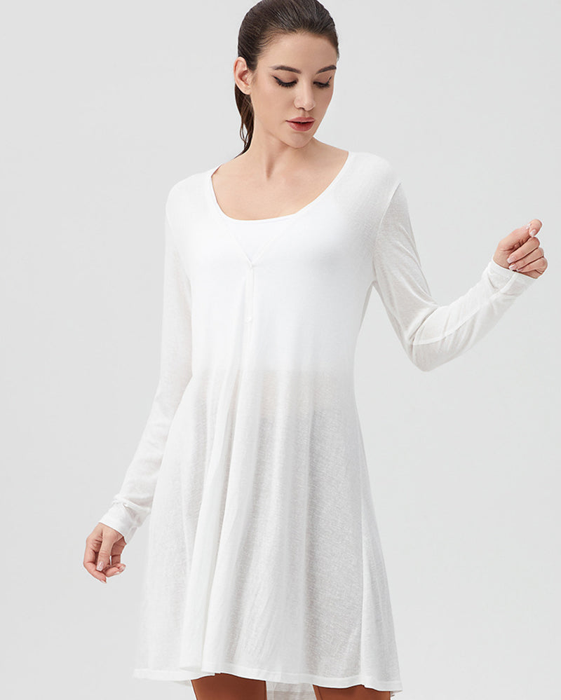 Loose Breathable Running Sunscreen Long Sleeve Coat S-2XL