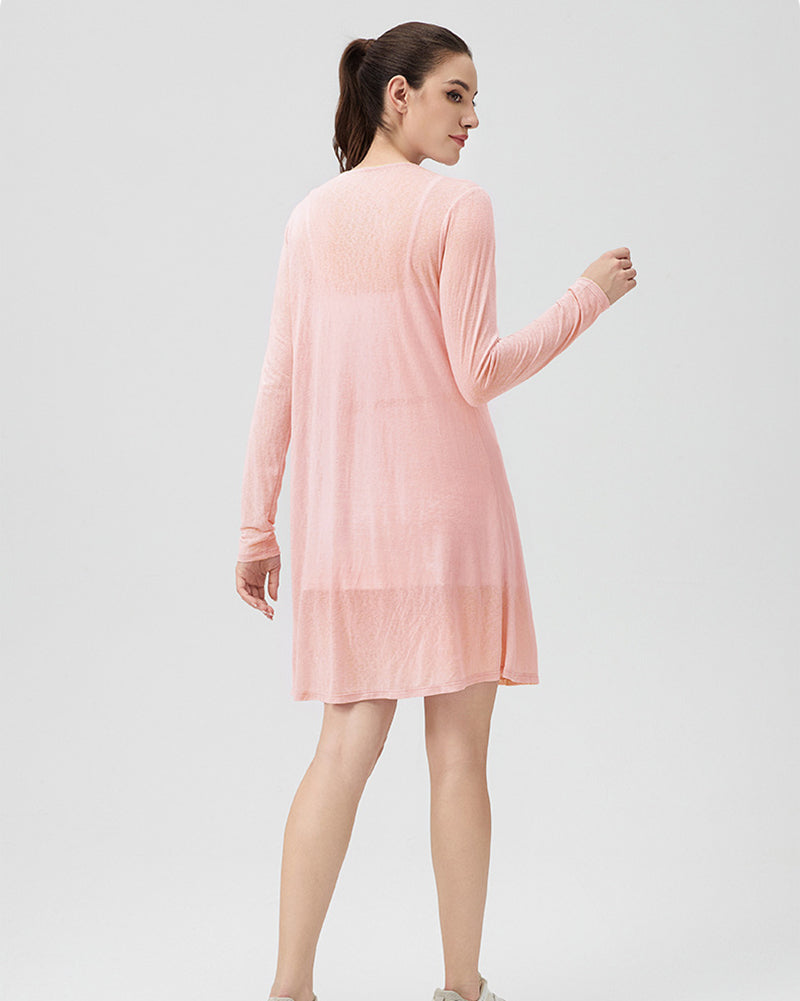 Loose Breathable Running Sunscreen Long Sleeve Coat S-2XL