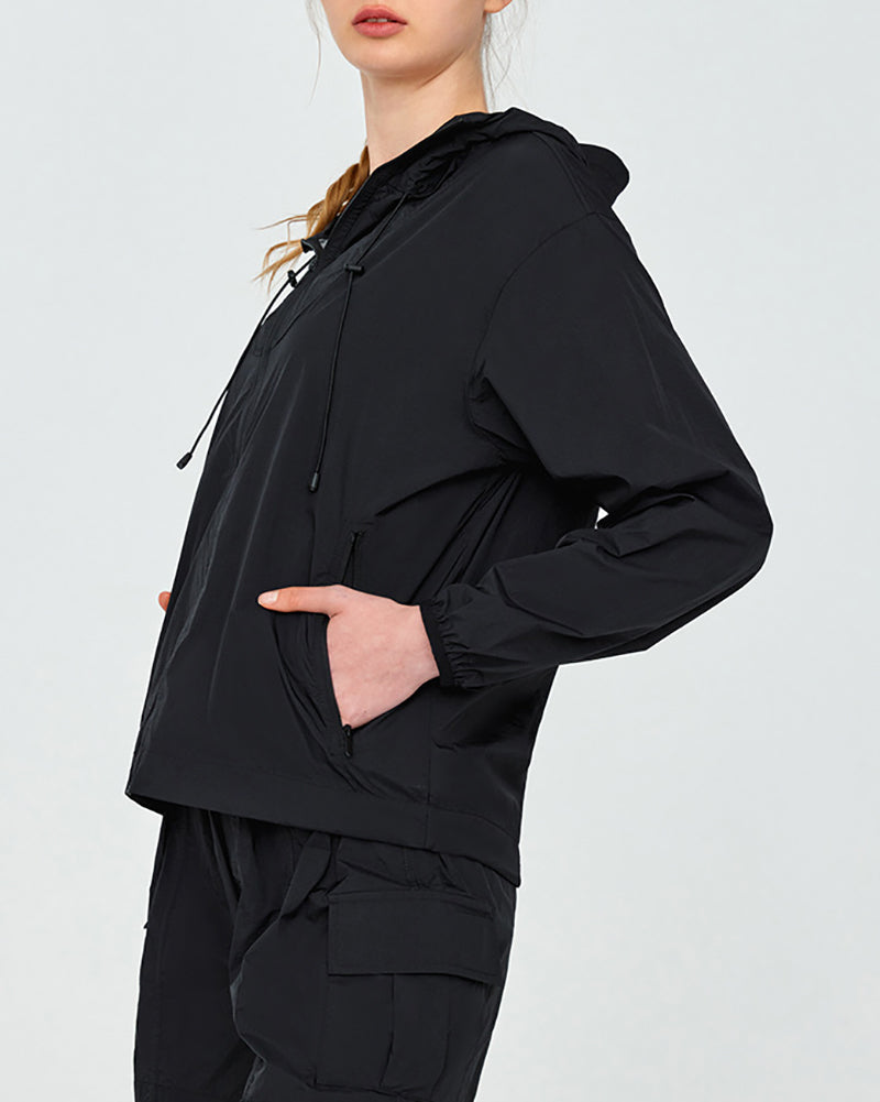 Women Long Sleeve Sunscreen Hoodies UPF 50+ Outdoor Coat S-XL