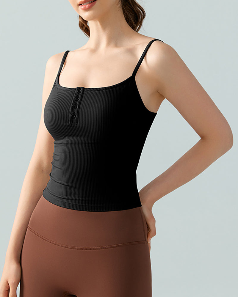 Sexy Square Neck Strap Women Yoga Vest Outerwear Beautiful Back Slimming Pilates Fitness Top S-XL