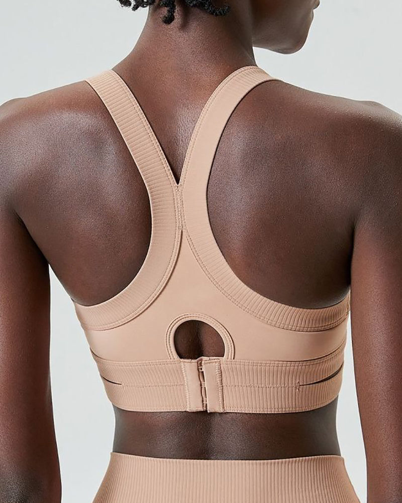 High Protection Adjustable Back Sport Bra S-XL