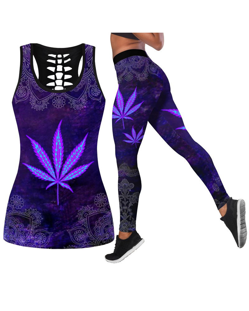 Women Casual Yoga Sport Sleeveless Suit T Shirt YinYang Cat Print 3D Tank Tops Pants Cool Flower Skull Tanks Back Hollow out Vest Casual Tees