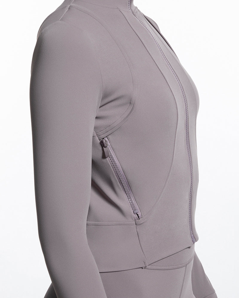 Women Long Sleeve Solid Color Turktneck Jacket Coat Black Beige Purple Orange S-L