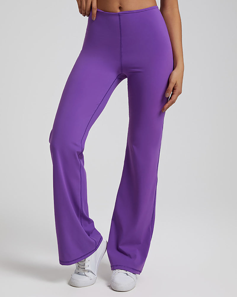 Presale(5-15days waiting) Women High Waist Wide Leg Running Breathable Quick Dry Fitness Sports Tights S-XL
