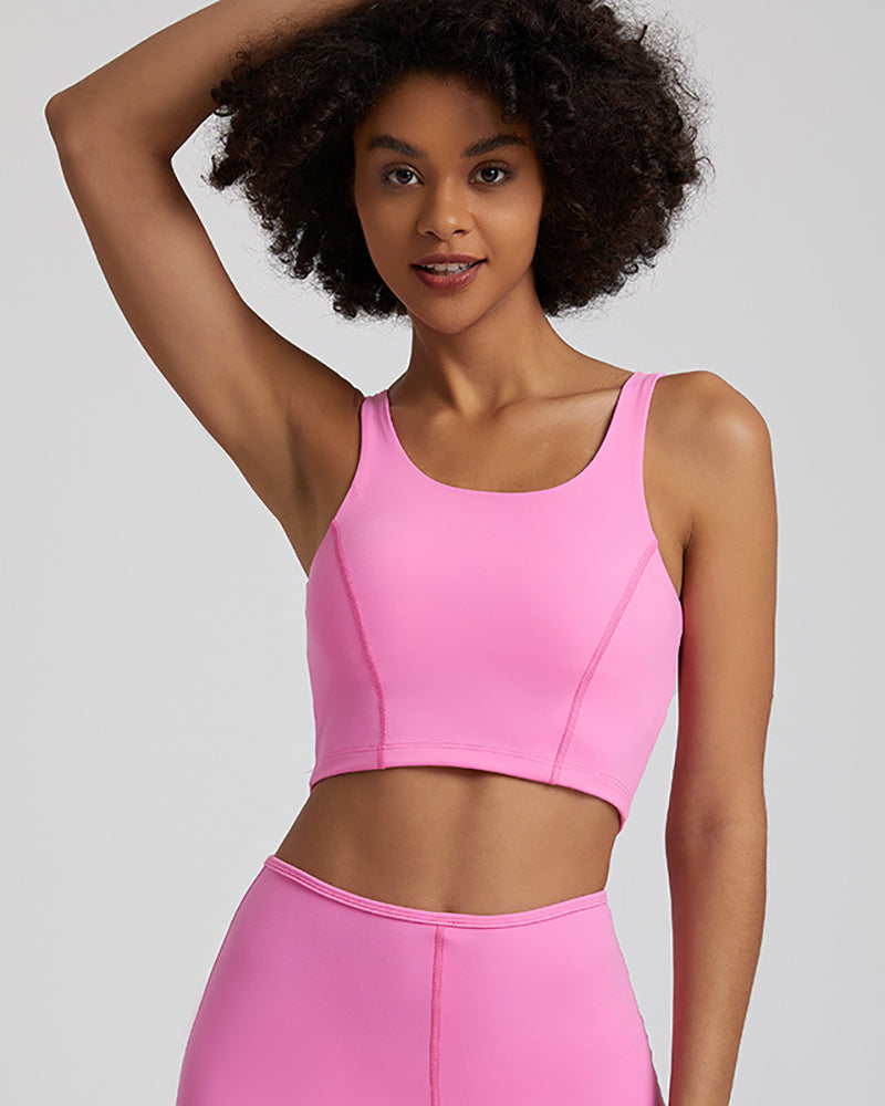 Presale(5-15days waiting) Wholesale Candy Color Running Sports Fitness Yoga Bra S-XL