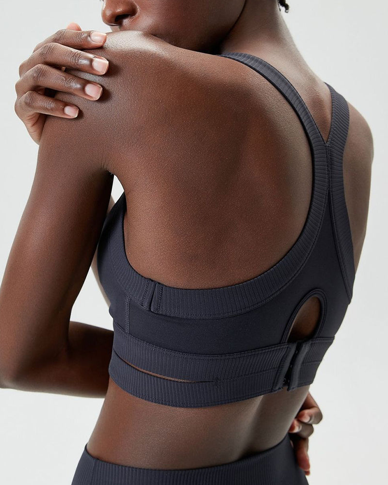High Protection Adjustable Back Sport Bra S-XL