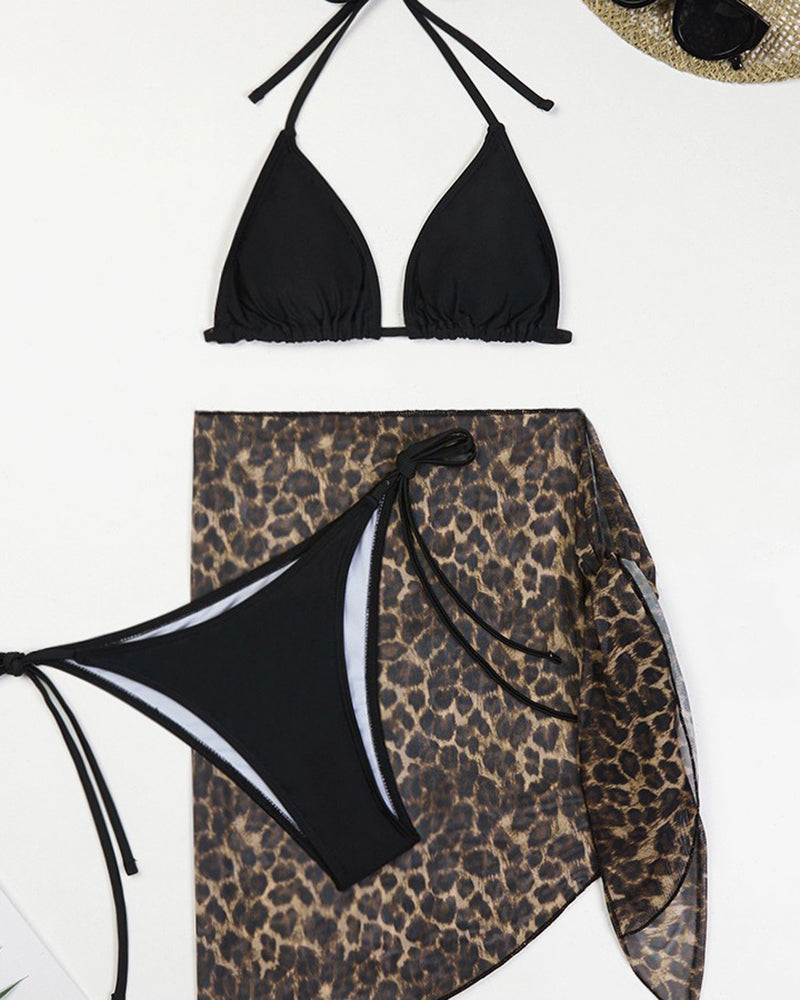 3pcs Set Floral Printed New Swimsuit S-L