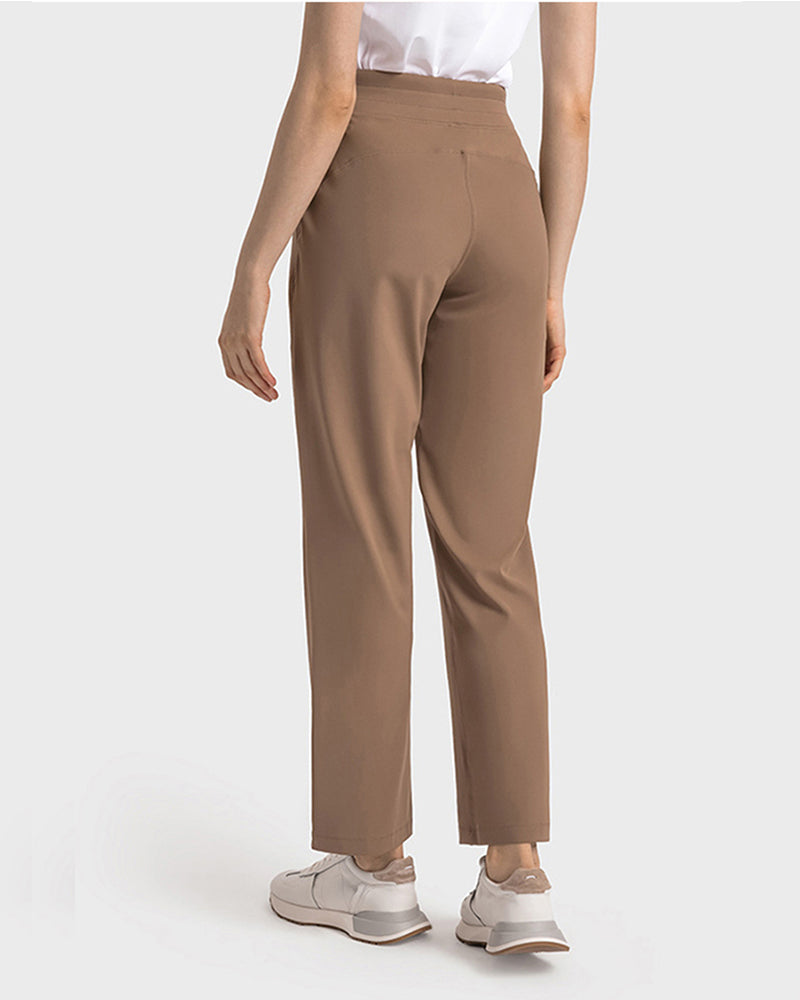 Women High Waist Loose Soft Cosy Sports Running Pants Joggers Yoga Bottoms 4-12