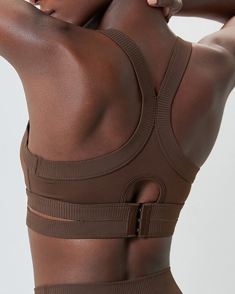 High Protection Adjustable Back Sport Bra S-XL