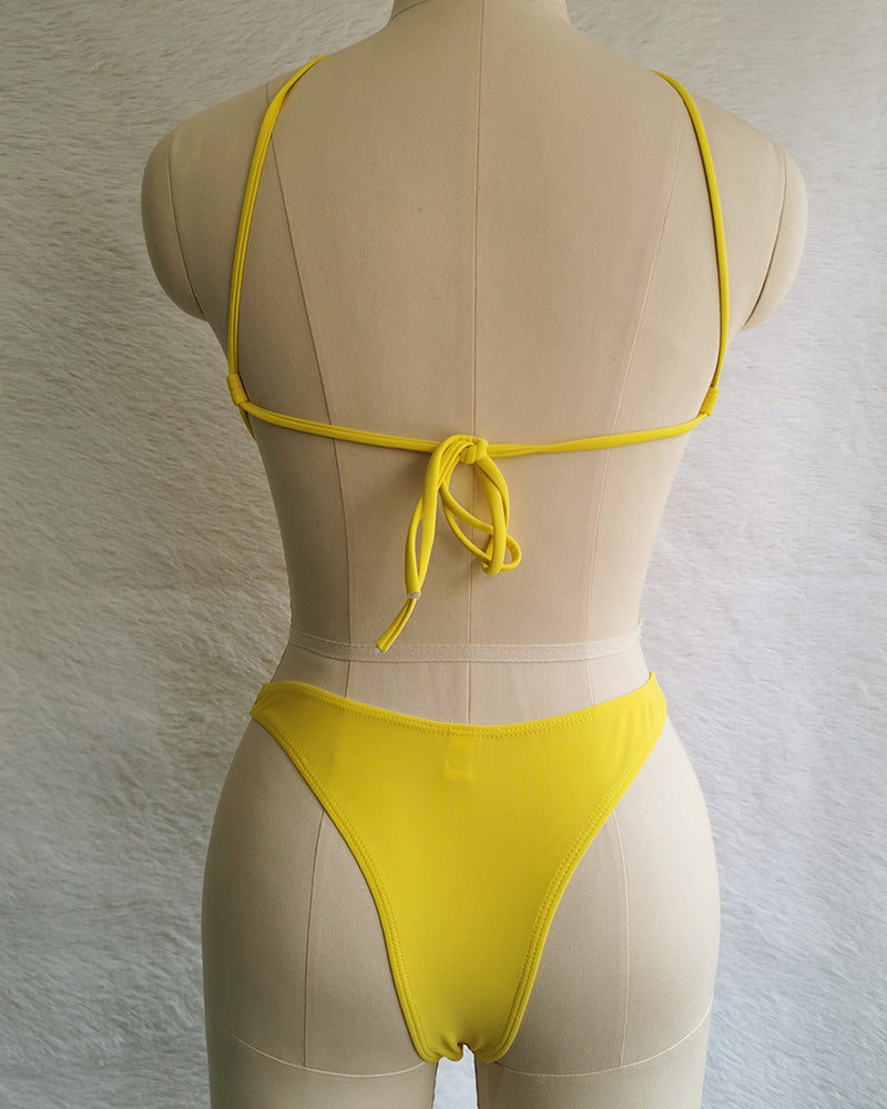 Sexy Hollow Out Criss Cross High Cut High Waist Women One-piece Swimsuit White Black Yellow Blue S-4XL Plus Size Bikini