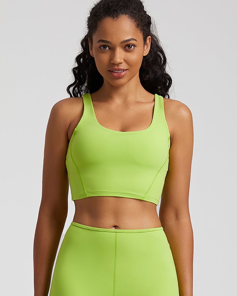 Presale(5-15days waiting) Wholesale Candy Color Running Sports Fitness Yoga Bra S-XL