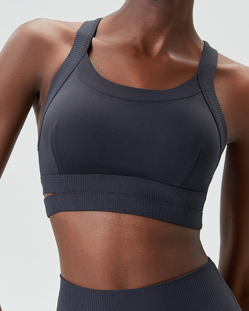 High Protection Adjustable Back Sport Bra S-XL