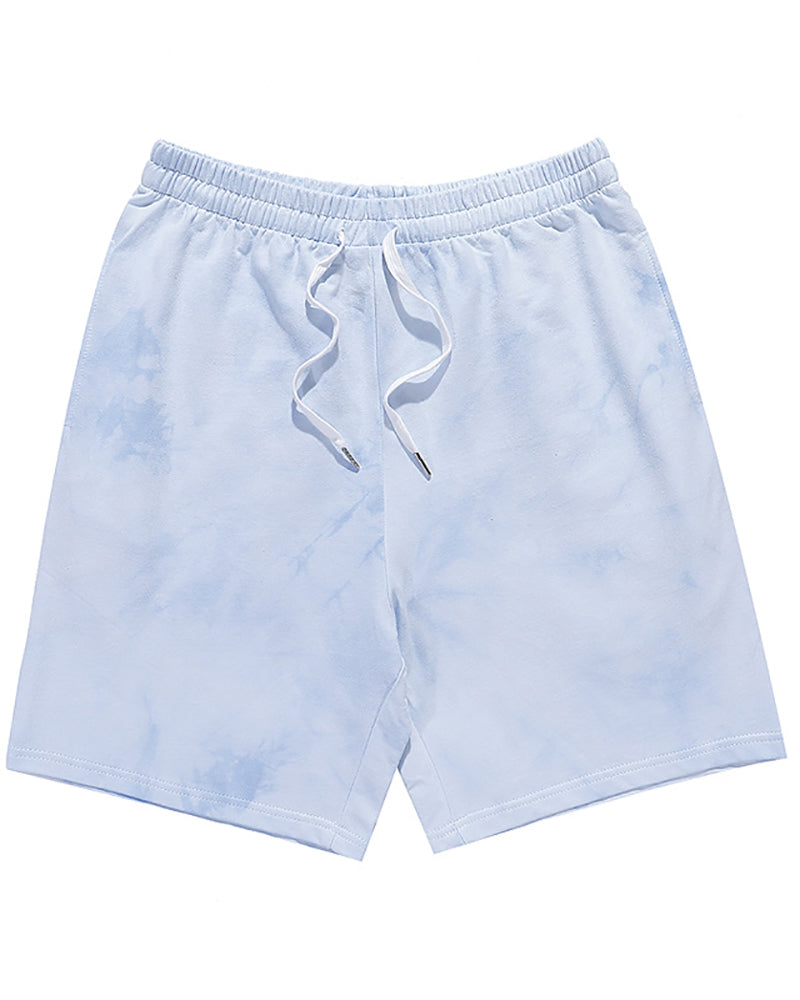 Men Tie Dye Sporty Short Pants M-2XL