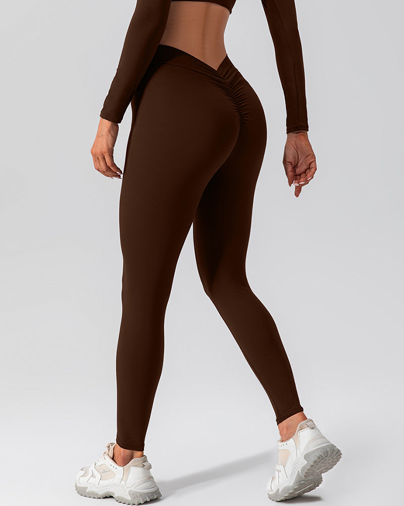 Hips Lift Quickly Drying Slim Running Sports Pants Leggings S-XL