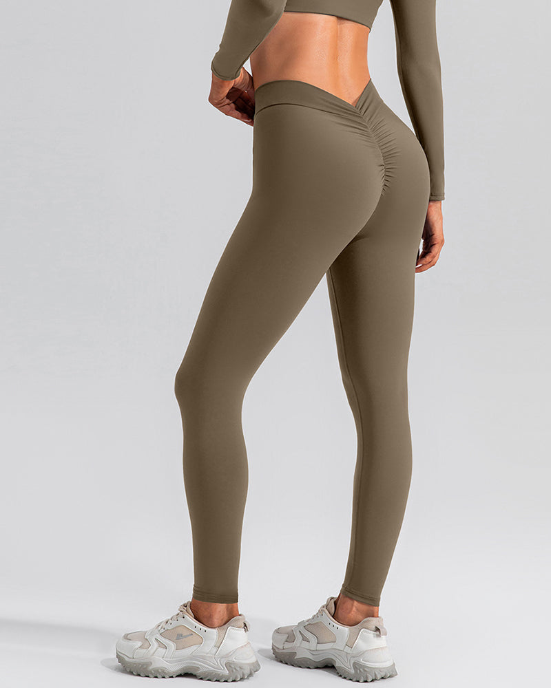 Hips Lift Quickly Drying Slim Running Sports Pants Leggings S-XL