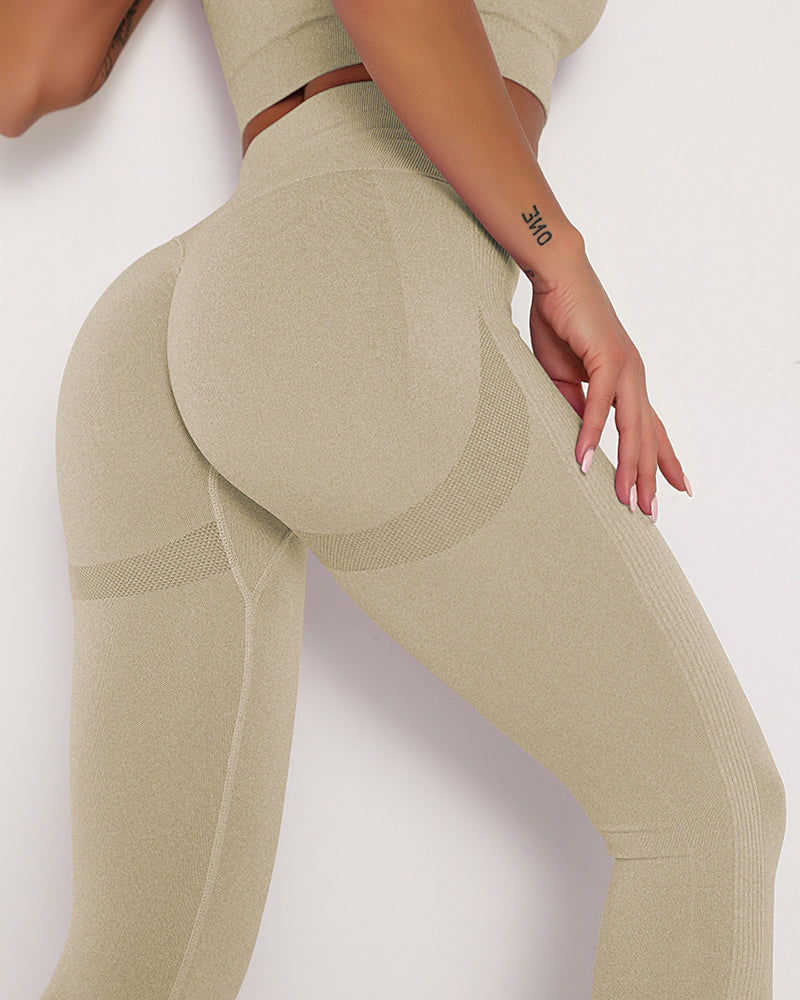 Women High Waist Sports Seamless Breathable Yoga Bottoms Leggings S-XL