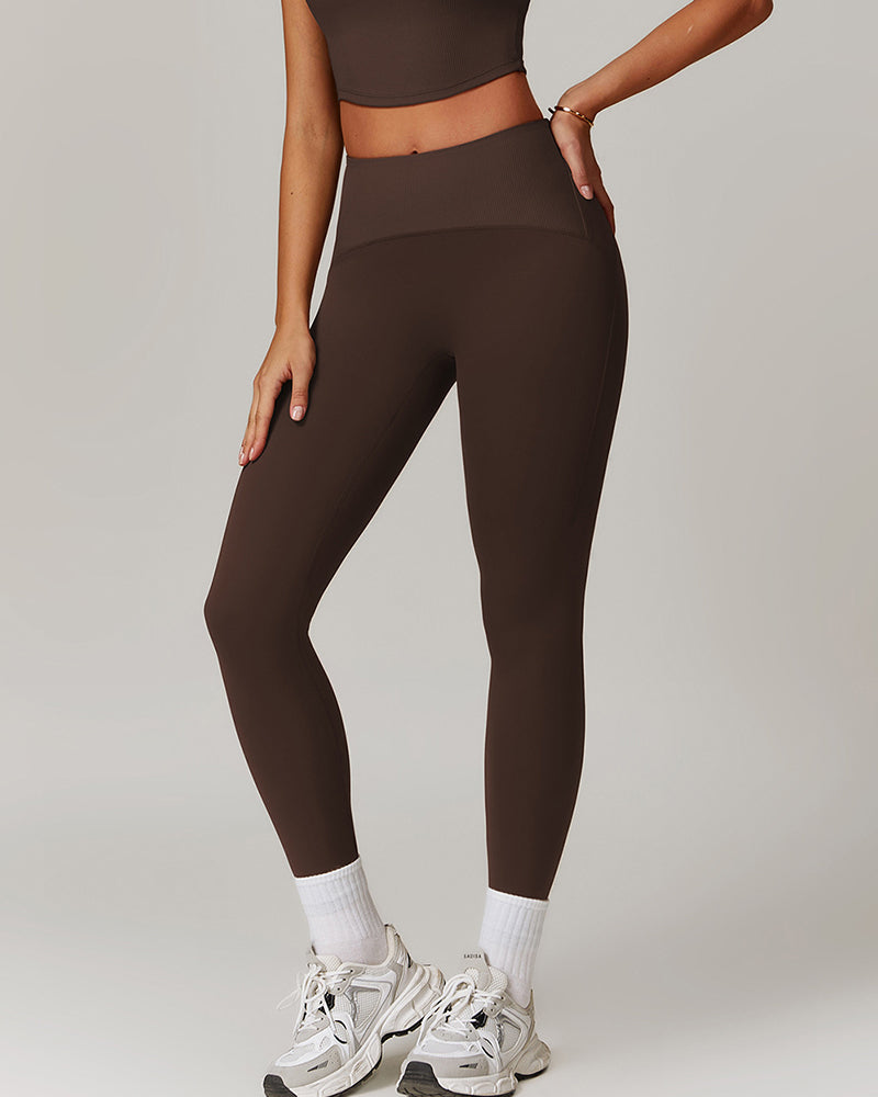 Woman High Waist Winter Patchwork Running Fitness Hips Lift Yoga Leggings Pants S-XL