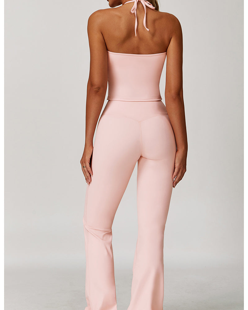 OEM Women Vest And Leggings Sports Yoga Two-piece Sets S-XL
