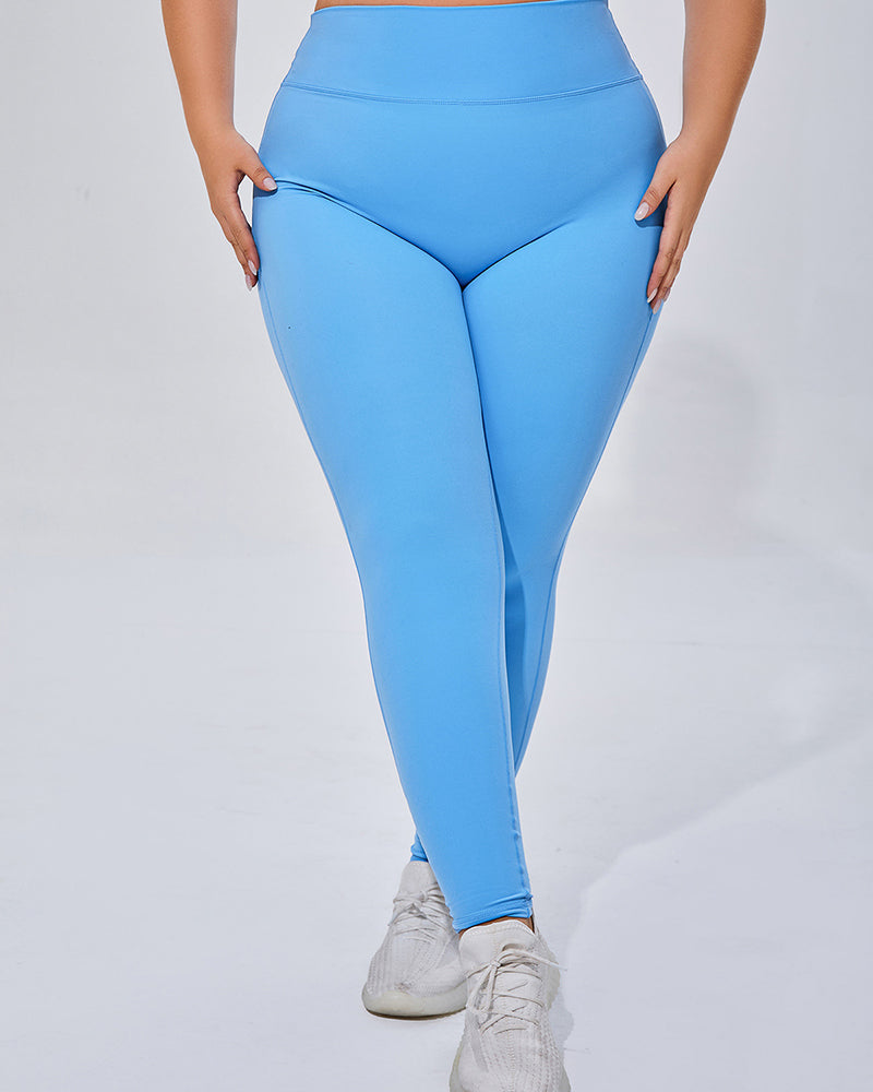 Women High Waist Breathable Plus Size Sports Pants S-3XL