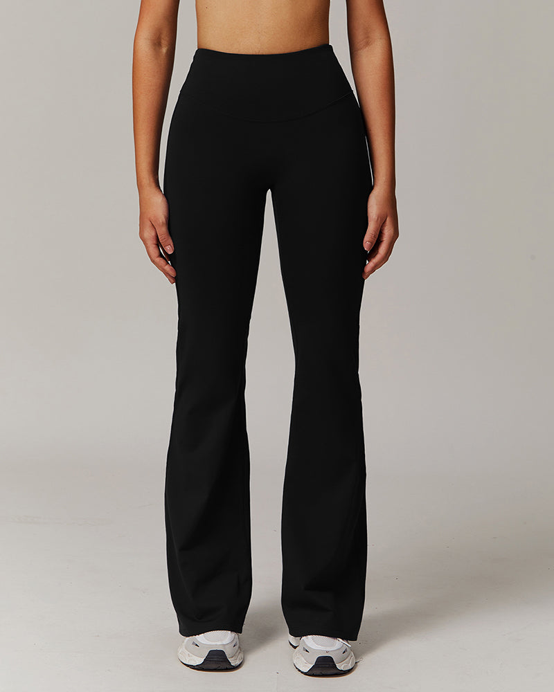 Women LOGO Customized Wide Leg Running Sports Pants S-XL