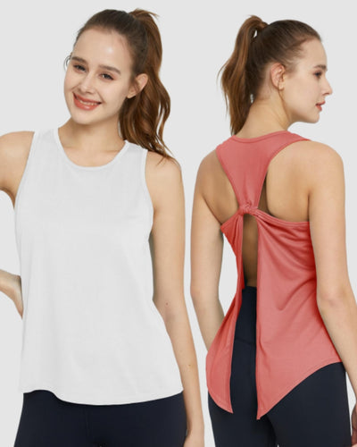 OEM Logo Quickly Drying Women Running Fitness Sleeveless Vest S-XL