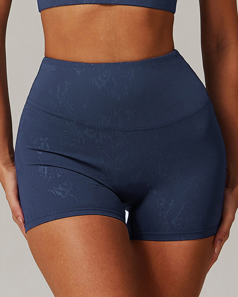 Wholesale Hot Stamping Tight Yoga High-Intensity Running Fitness Shorts S-XL