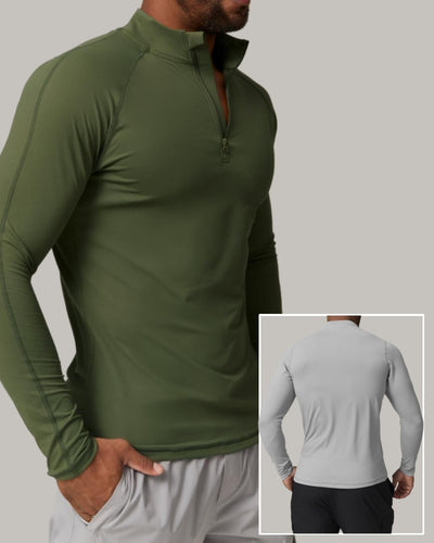 Half Zipper Quickly Drying Fitness GYM House Wear Men's Sweatshirt S-2XL