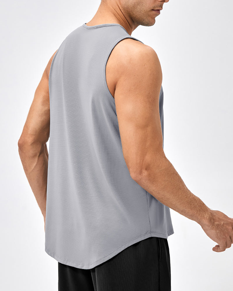 Wholesale OEM ODM Short Sleeve Breathable Running Vest S-2XL