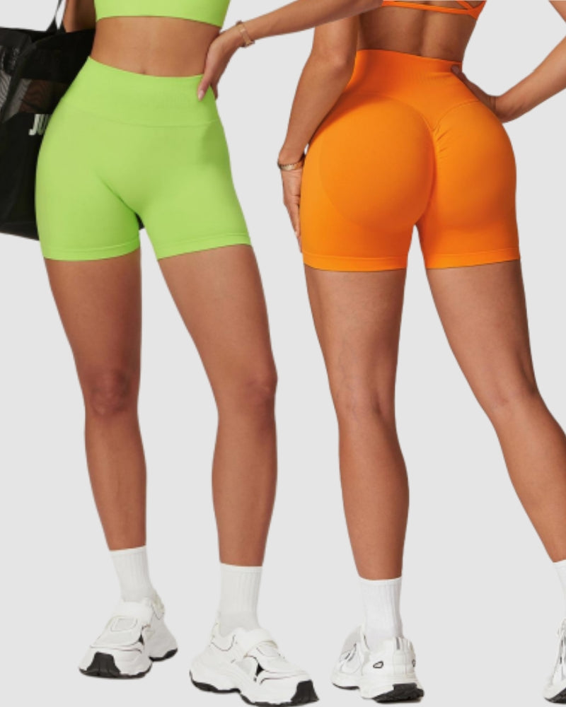 Women Hips Lift High Waist Sports Yoga Sports Shorts S-XL