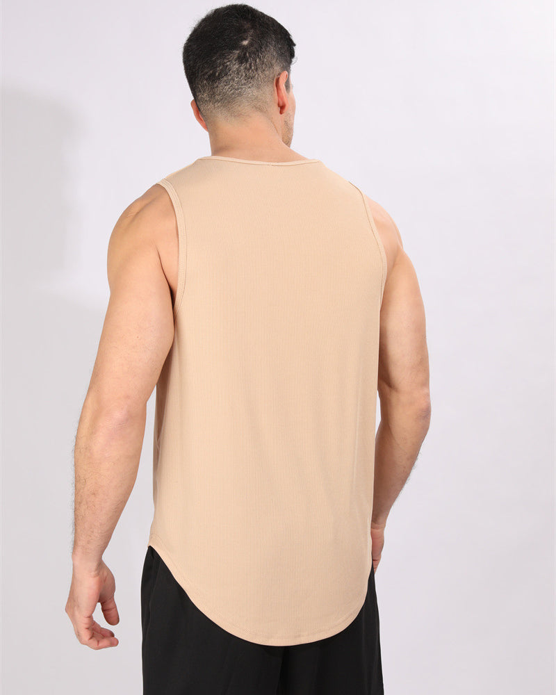 Mens Breathable Quickly Drying Running Vest S-2XL