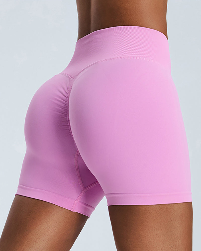 Popular Women Hips Lift Seamless Quick Drying Workout GYM Shorts S-XL