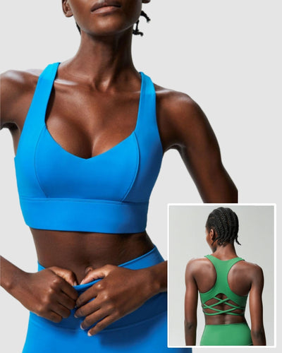 OEM Women I Back Criss Cross Sports Yoga Active Wear Running Bra S-XL