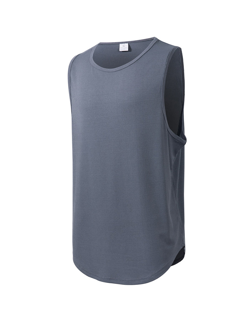 Mens Breathable Quickly Drying Running Vest S-2XL