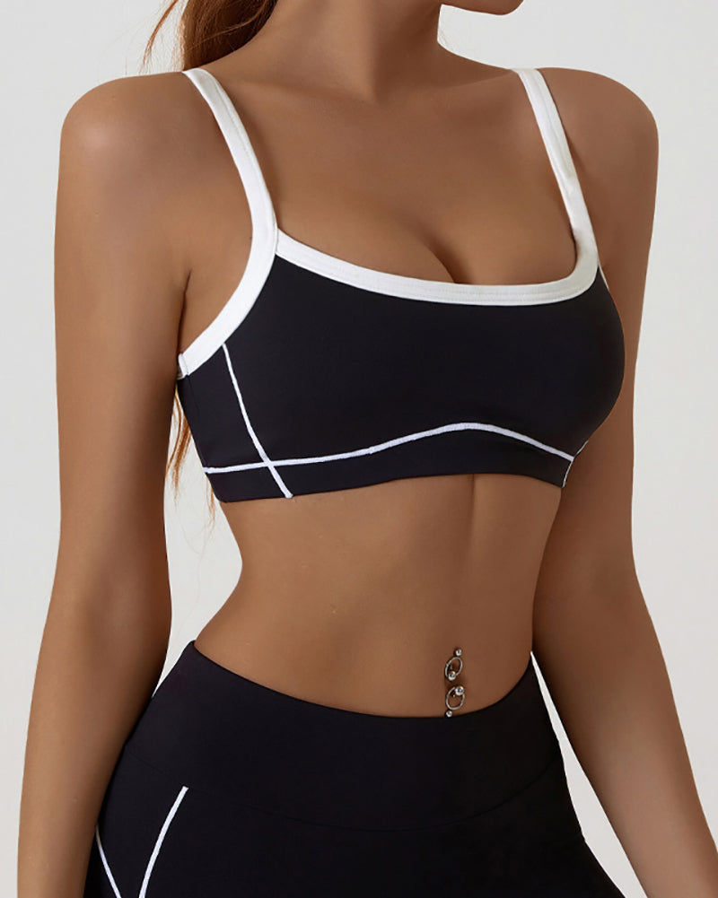 Women Sling Breathable Sports Running Bra S-XL