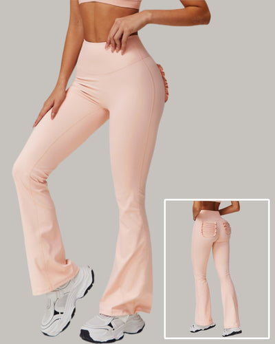 Wholesale Women High Waist Wide Leg Pants Leggings Sports Wear S-XL