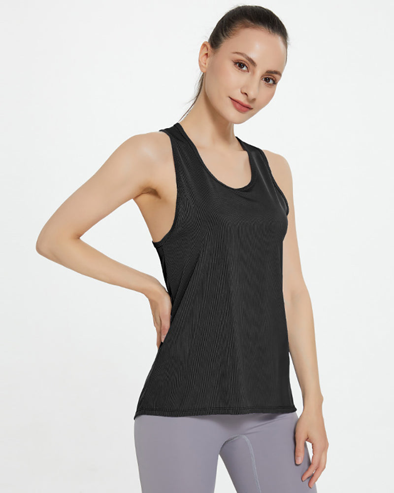 Wholesale Factory Women Sleeveless Running Vest S-XL