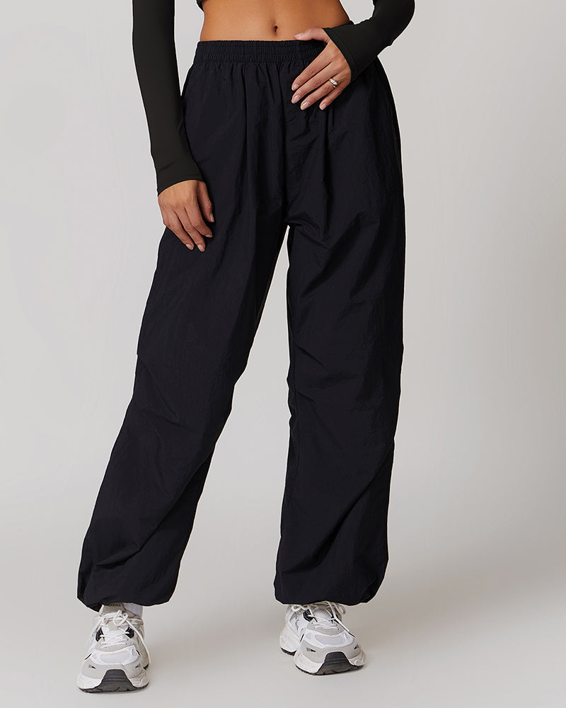 Outdoor Light Weight Breathable Sports Wide Leg Pants Running Pants S-XL