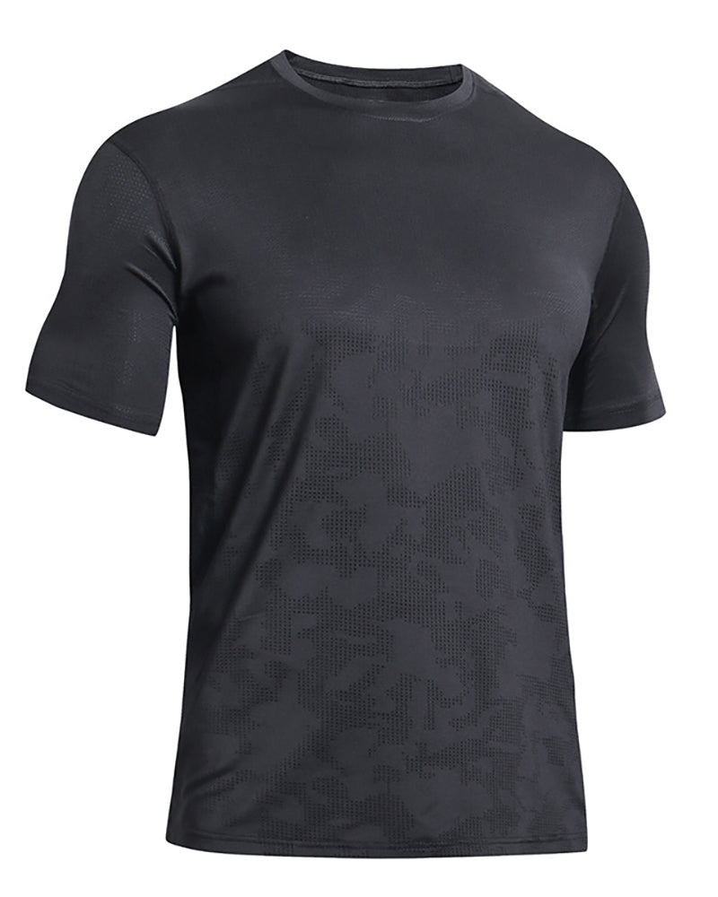 Outdoor Running Quick Drying Short Sleeve Loose Men&